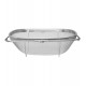 Escorredor Multiuso E Massas 56cm Por 26,5cm Por 11cm Aço Inox